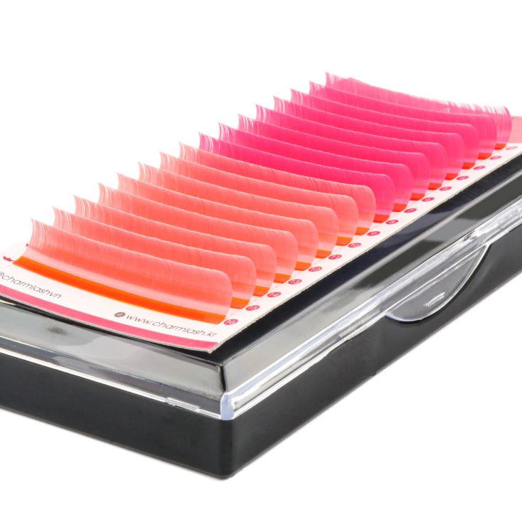 Top 8 pink lash extensions to elevate your look Mixed Pink Colors Lashes