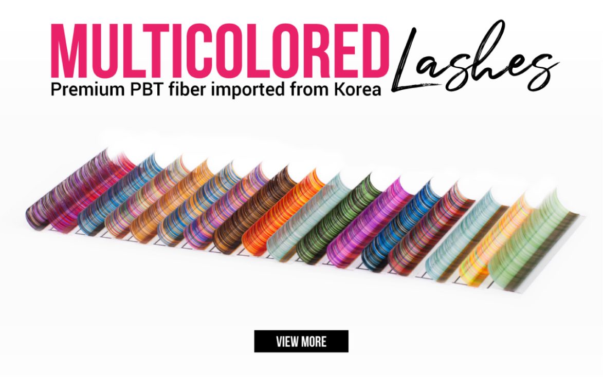 Lash extensions with color: Elevate your lash game with CharmLash Multi-Colored Lashes