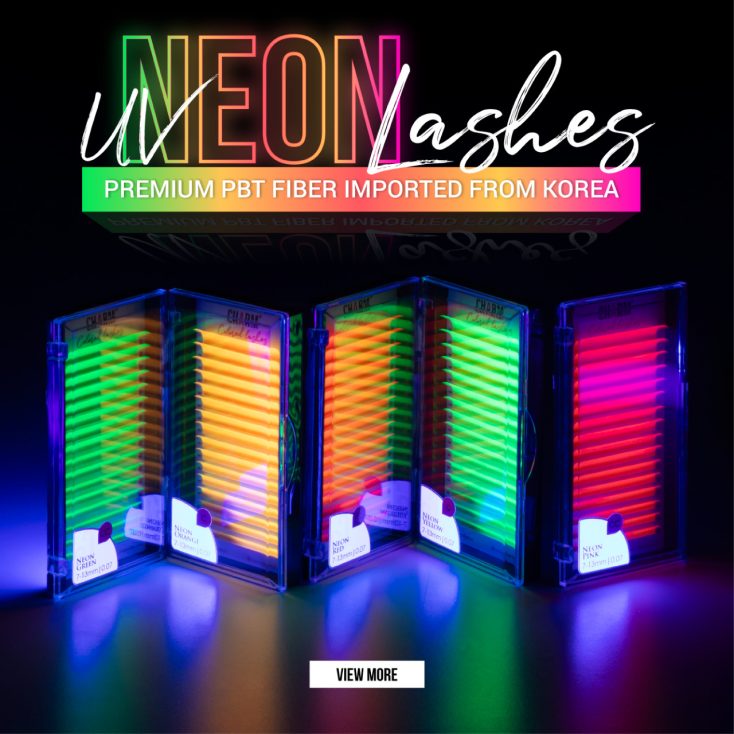 Lash extensions with color: Elevate your lash game with CharmLash Neon Lashes