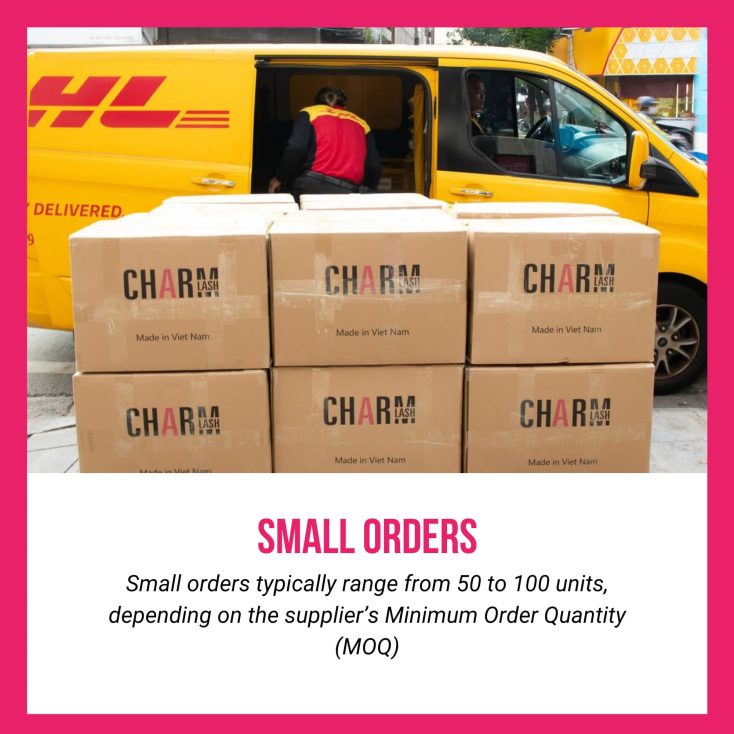 Small order for lash extensions supply