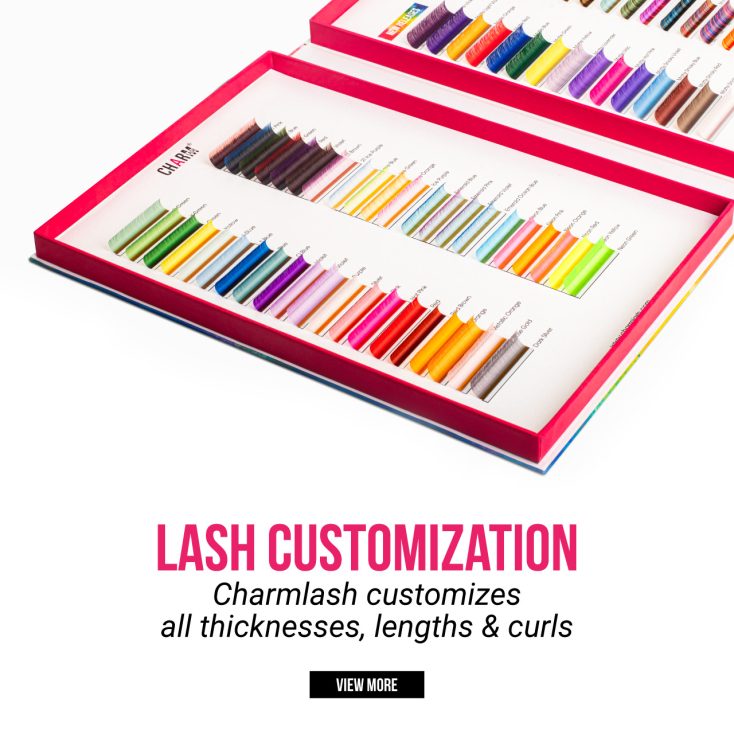 Lash extensions with color: Elevate your lash game with CharmLash Why choose lash extensions with color at Charmlash
