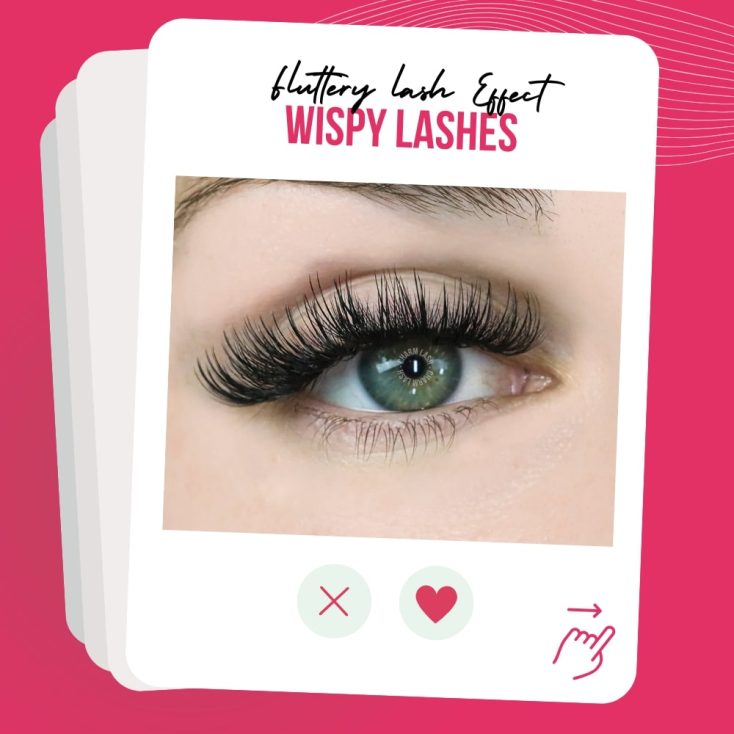 Wispy lashes