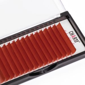 Auburn brown lash extensions