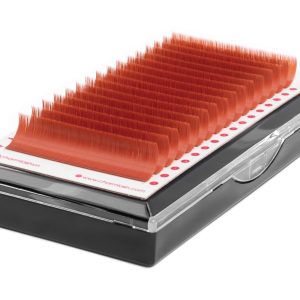 Auburn brown lash extensions