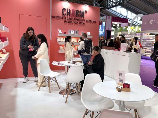 Charmlash top global eyelash extension wholesale manufacturer at Cosmoprof bologna 2025