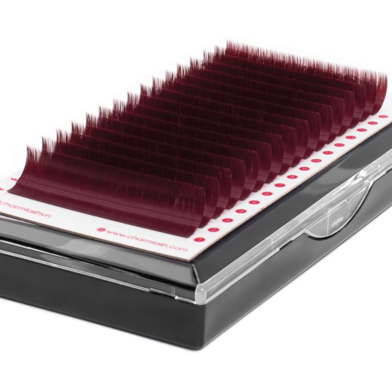 Cherry Chocolate brown lash extensions