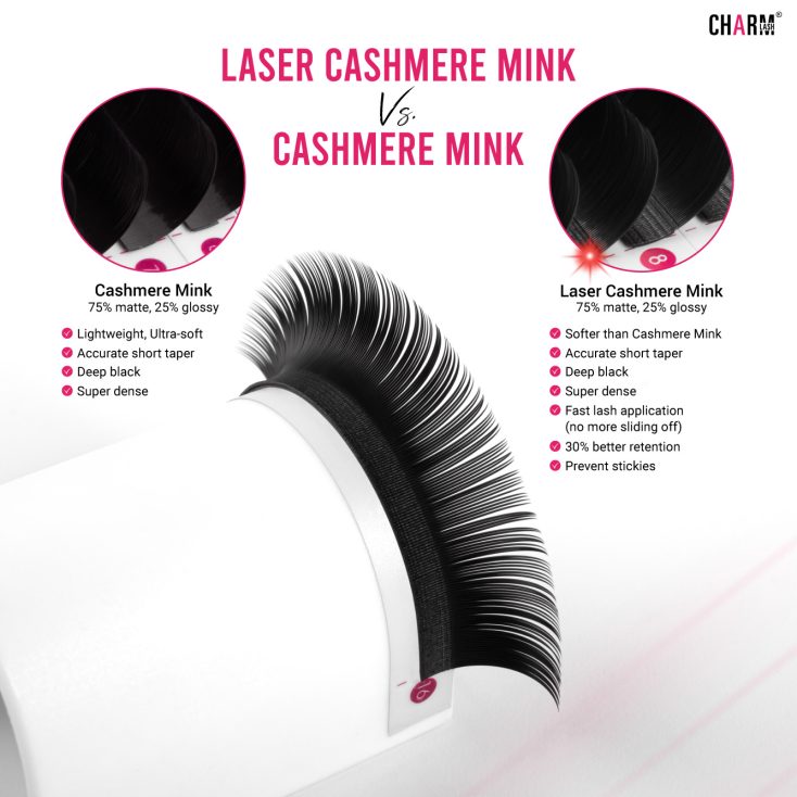Laser Cashmere Mink Lashes vs. Cashmere Mink Lashes