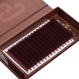 Premium Matte Cherry Chocolate Colored Lashes 3