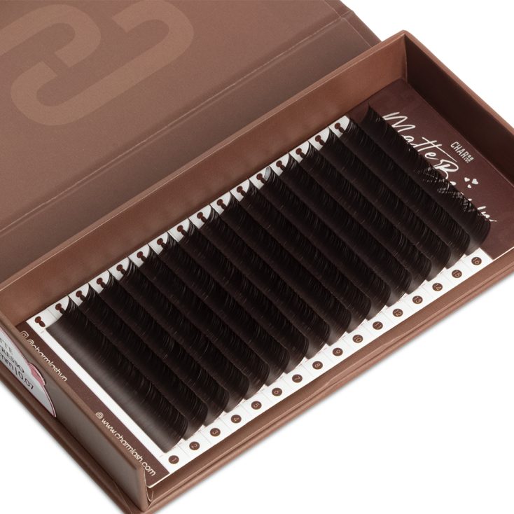 Premium Matte Coffee Colored Lashes 2