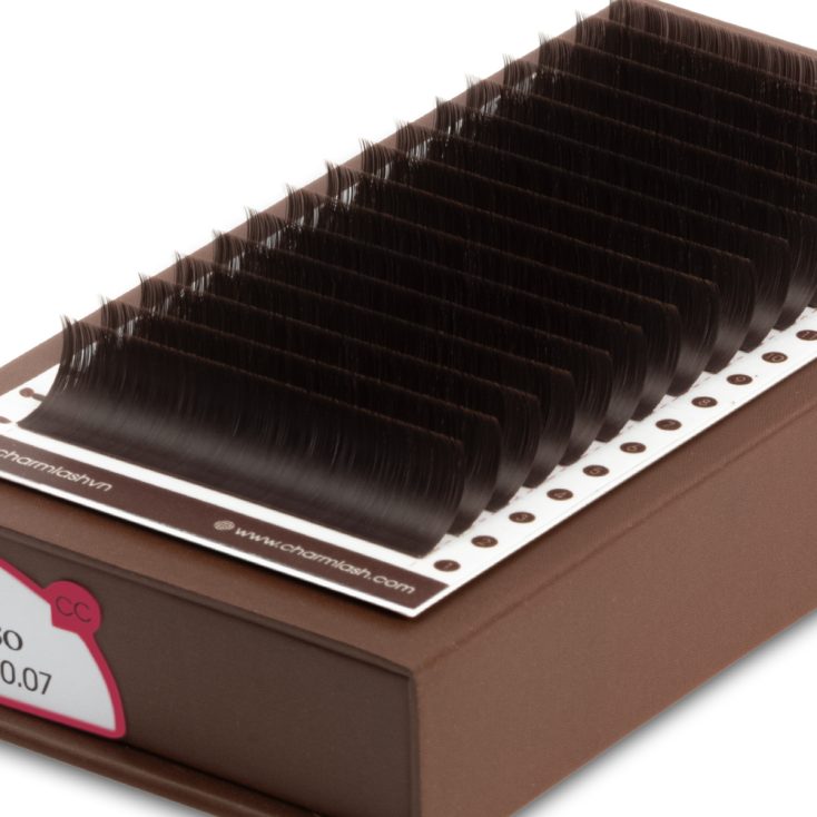 Premium Matte Coffee Colored Lashes 4