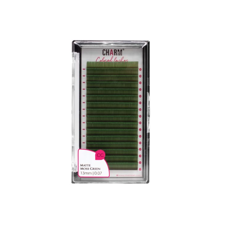 Premium Matte Moss Green Colored Lash