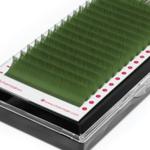 Premium Matte Moss Green Colored Lashes