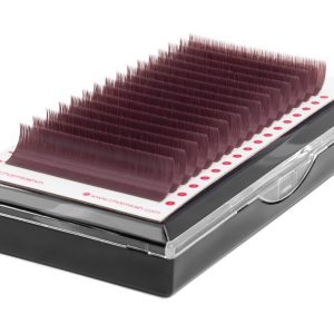 Purpil Basil brown lash extensions