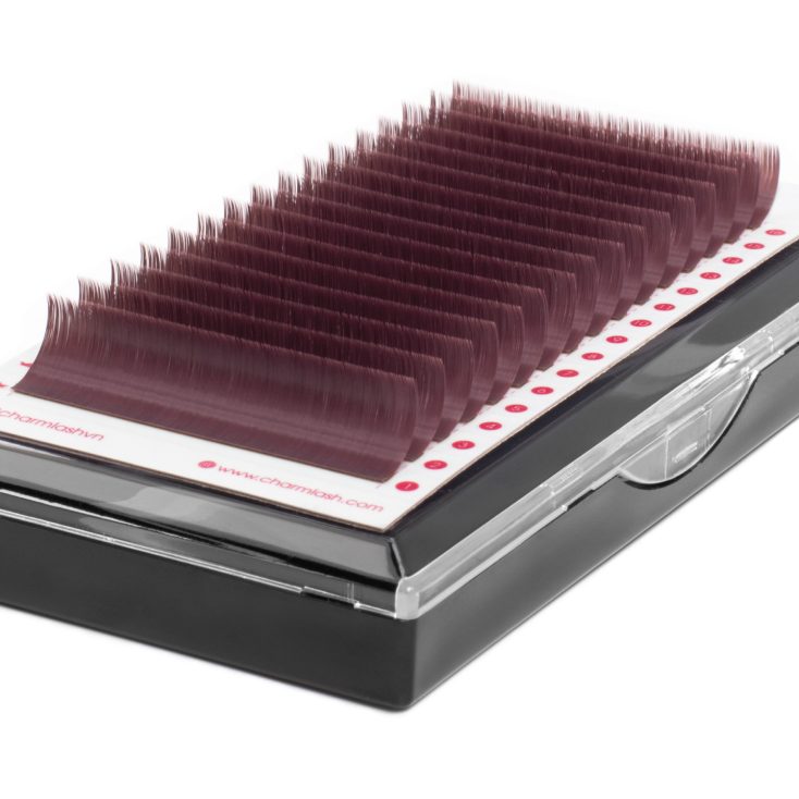 Purpil Basil brown lash extensions