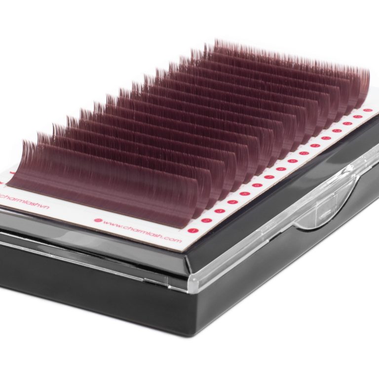 Purpil Basil brown lash extensions