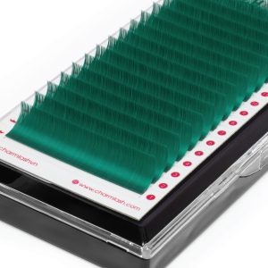 Semi-Matte Teal Blue Colored Lashes