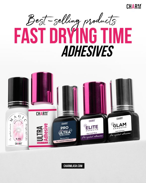 fast-drying lash adhesive