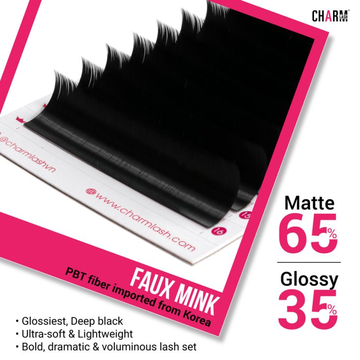 4 Must-Have Materials for Stunning Dramatic Lashes Features of Faux Mink lash material that creates a dramatic lashes look.