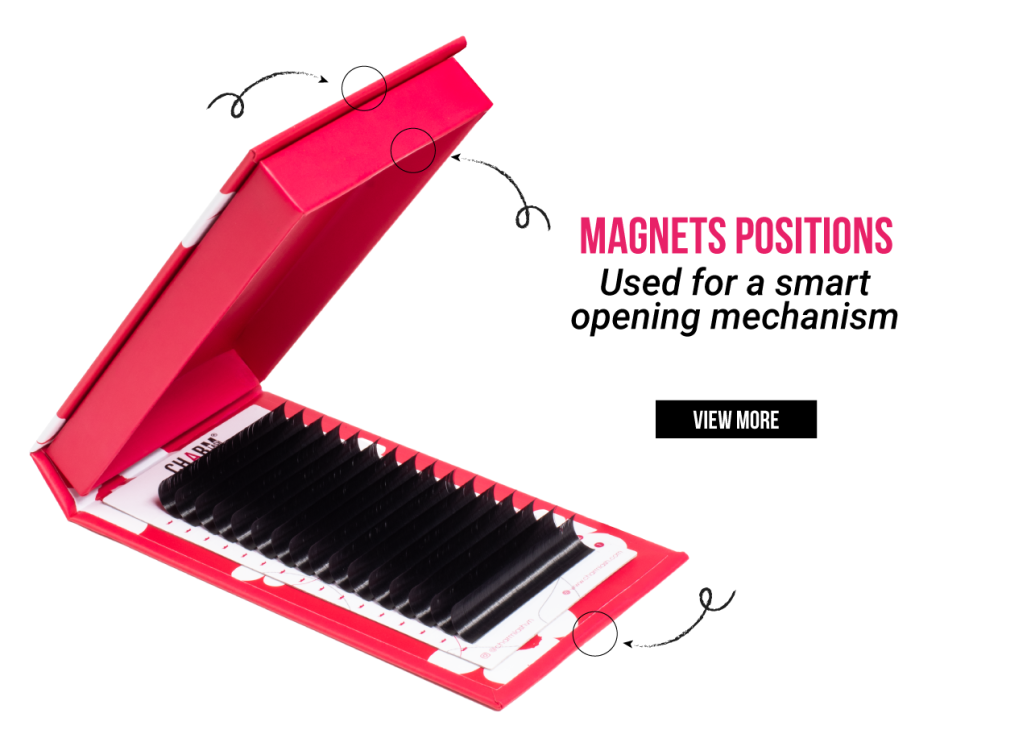 Lash Box: Discover CharmLash’s New Eco-Friendly Solution! CharmLash's new lash box offers a magnetic closure for better lash storage.