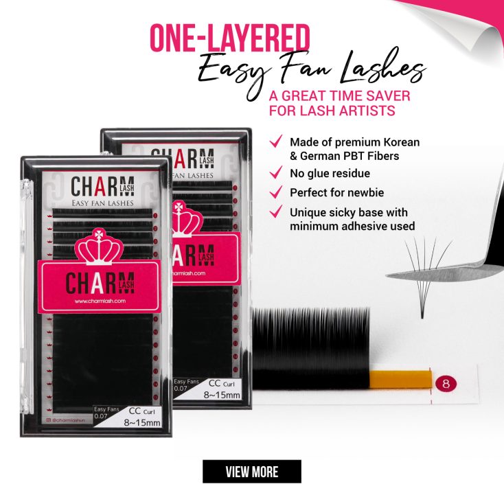 What Are Easy Fan Volume Lashes? All You Need to Know Features of One-layered easy fan volume lashes from CharmLash