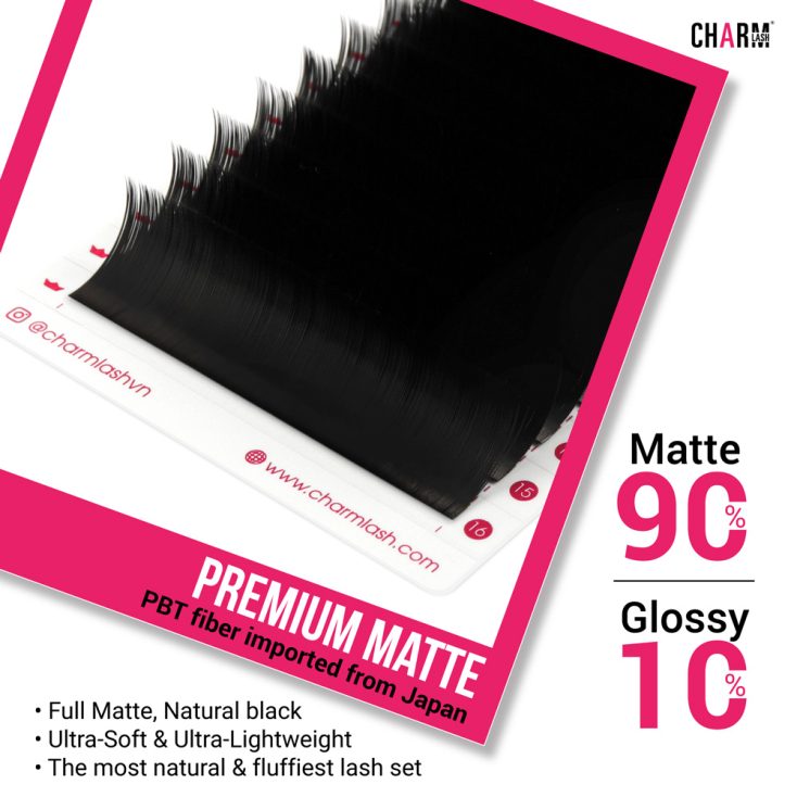Why Natural Lashes are a Must-have for Your Lash Business? Features of CharmLash's Premium Matte lash material that creates a natural lashes look.