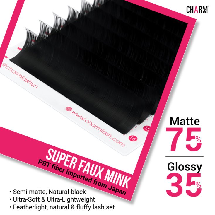 Why Natural Lashes are a Must-have for Your Lash Business? Features of CharmLash's Super Faux Mink lash material that creates a natural lashes look.