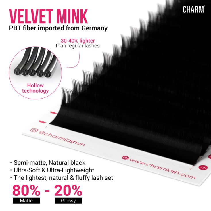 Why Natural Lashes are a Must-have for Your Lash Business? Features of CharmLash's Velvet Mink lash material that creates a natural lashes look.