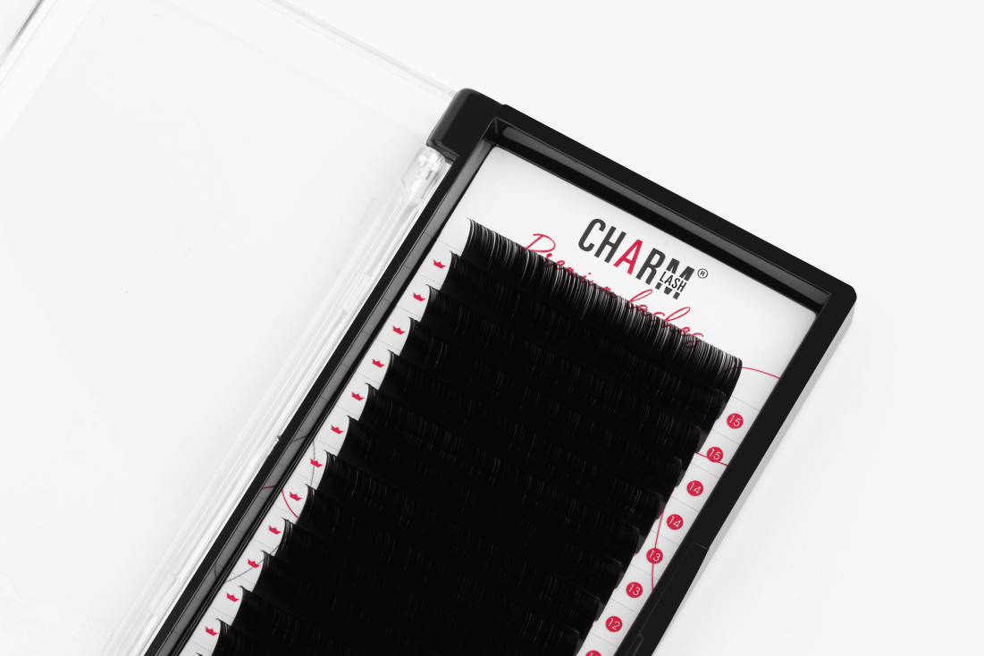5 Signs Your Lash Business Is Stocking Low-Quality Lashes Display of Cashmere Mink lash materials that of consistent curls from CharmLash