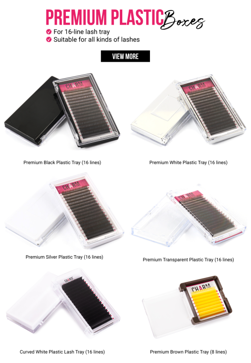 Minimum Order Quantity (MOQ) for Lash Business: Everything You Need to Know Display of plastic packaging boxes for minimum order quantity from CharmLash