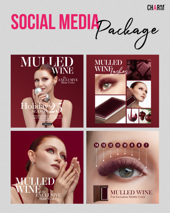 Become a distributor Become CharmLash's distributor to receive social media package