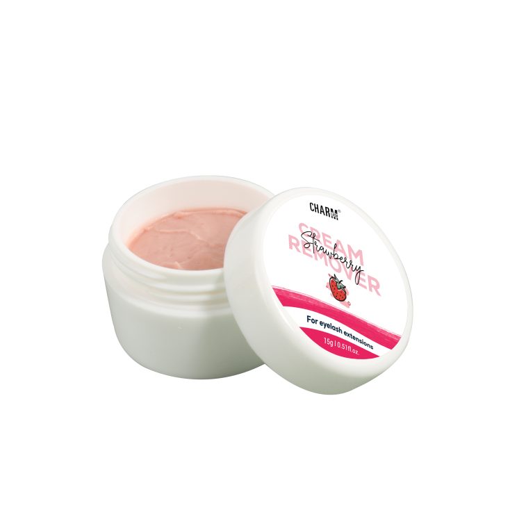Best Lash Adhesive Removers for Your Lash Business Display of CharmLash's strawberry cream remover