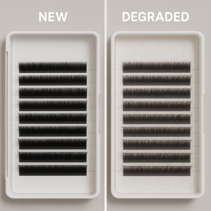 a comparison of fake eyelashes