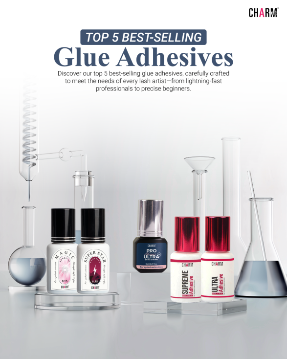 Lash adhesive viscosity explained - for choosing the right lash glue best-selling-charmlash-lash-extension-adhesive