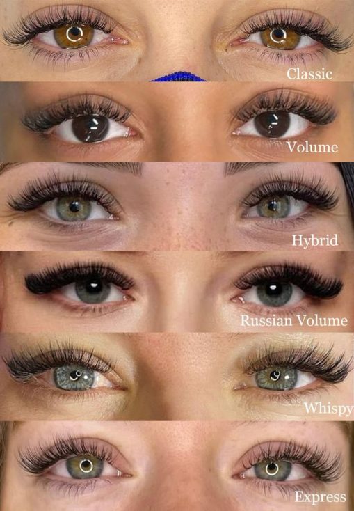  Different-eyelash-extensionn-styles-2025
