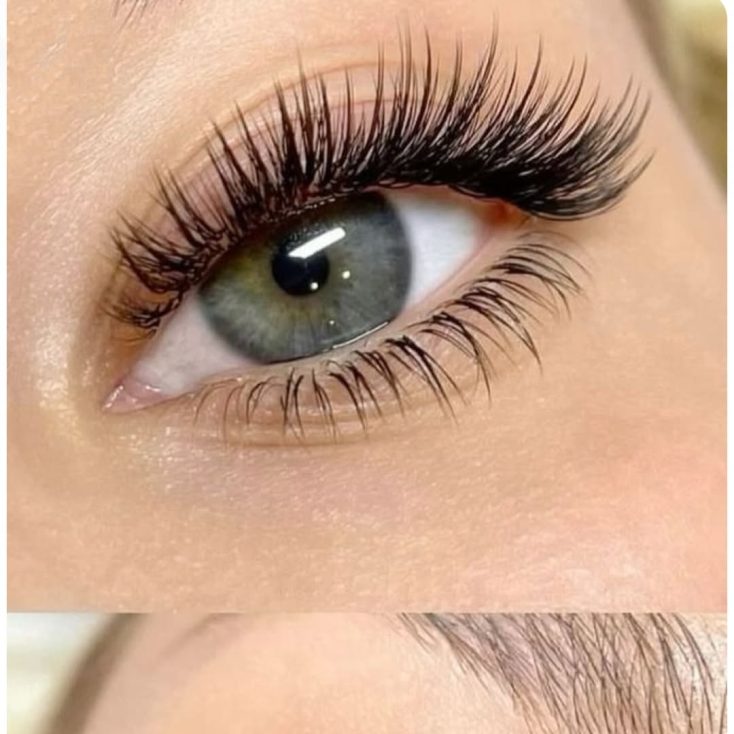 Hybrid-lash-extension-style