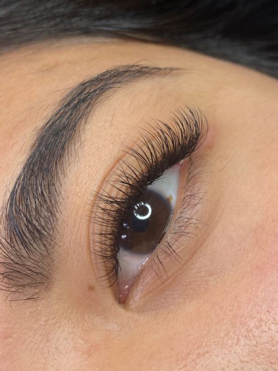 Light volume lash extensions on almond-shaped eyes by-philashes-audrey
