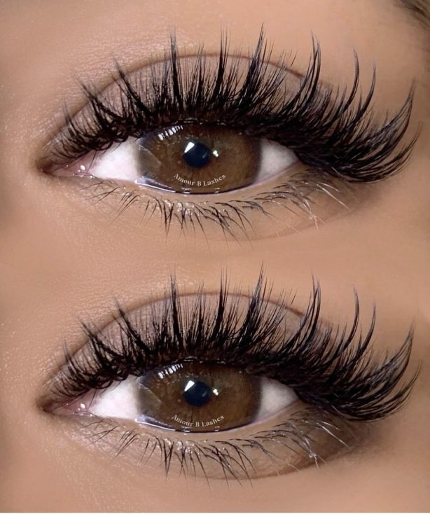 Wispy cat eye lashes: How to achieve this trendy lash style wispy cat eye lash map.