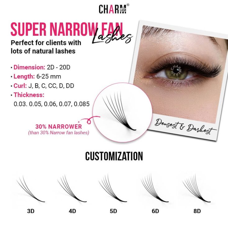 Premade fans lash extensions: A deep dive into fan shapes, bases, and innovations premade-fans-lash-extensions-Super-narrow-fan