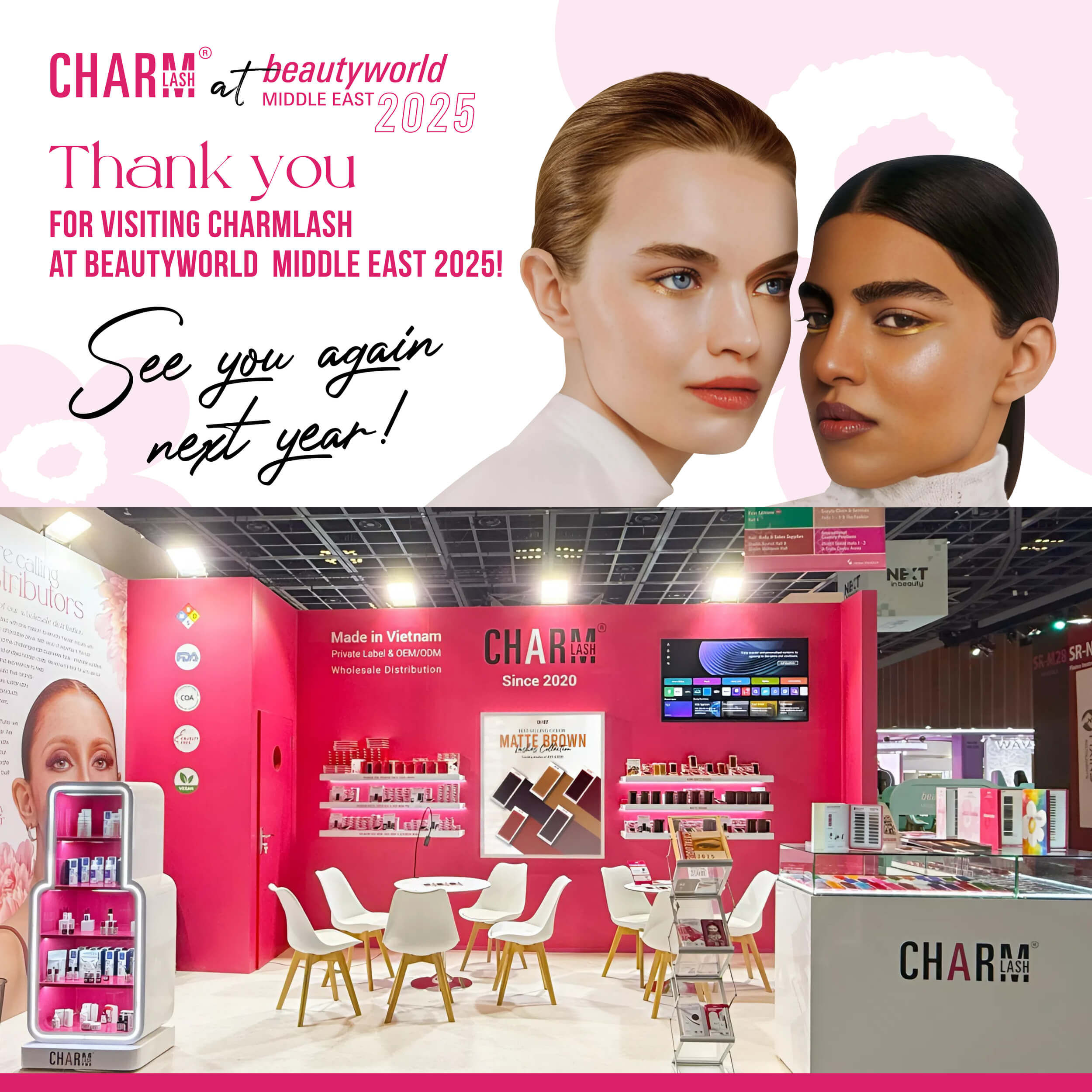 A-successful-new-lash-partnership-solidified-with-CharmLash-at-BWME2025