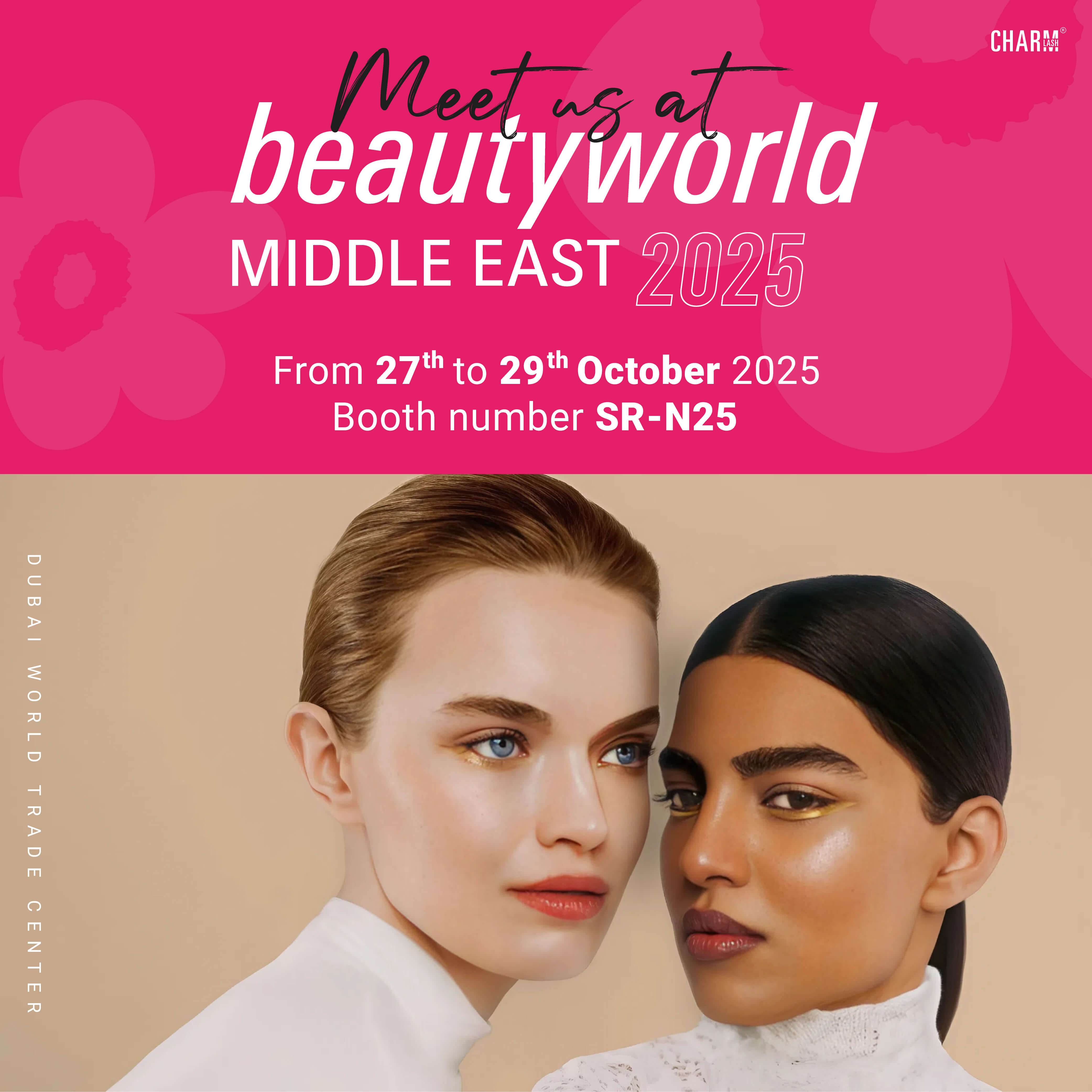 Charmlash-at-Beautyworld-Middle-East-2025-announcement