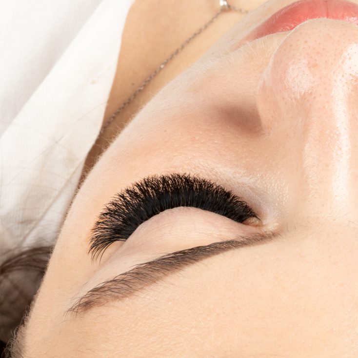 Lash picture angle of cashmere mink eye outcome