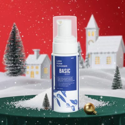 Basic scent lash foam cleanser Christmas edition 2 by Charmlash top global eyelash extensions wholesale manufacturer