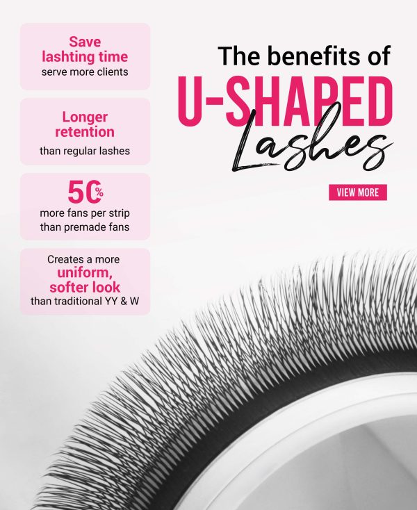 2D U-shaped Lashes Benefits of U-shaped lashes