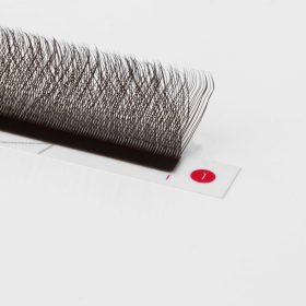 Brown 3D W lashes close up 1