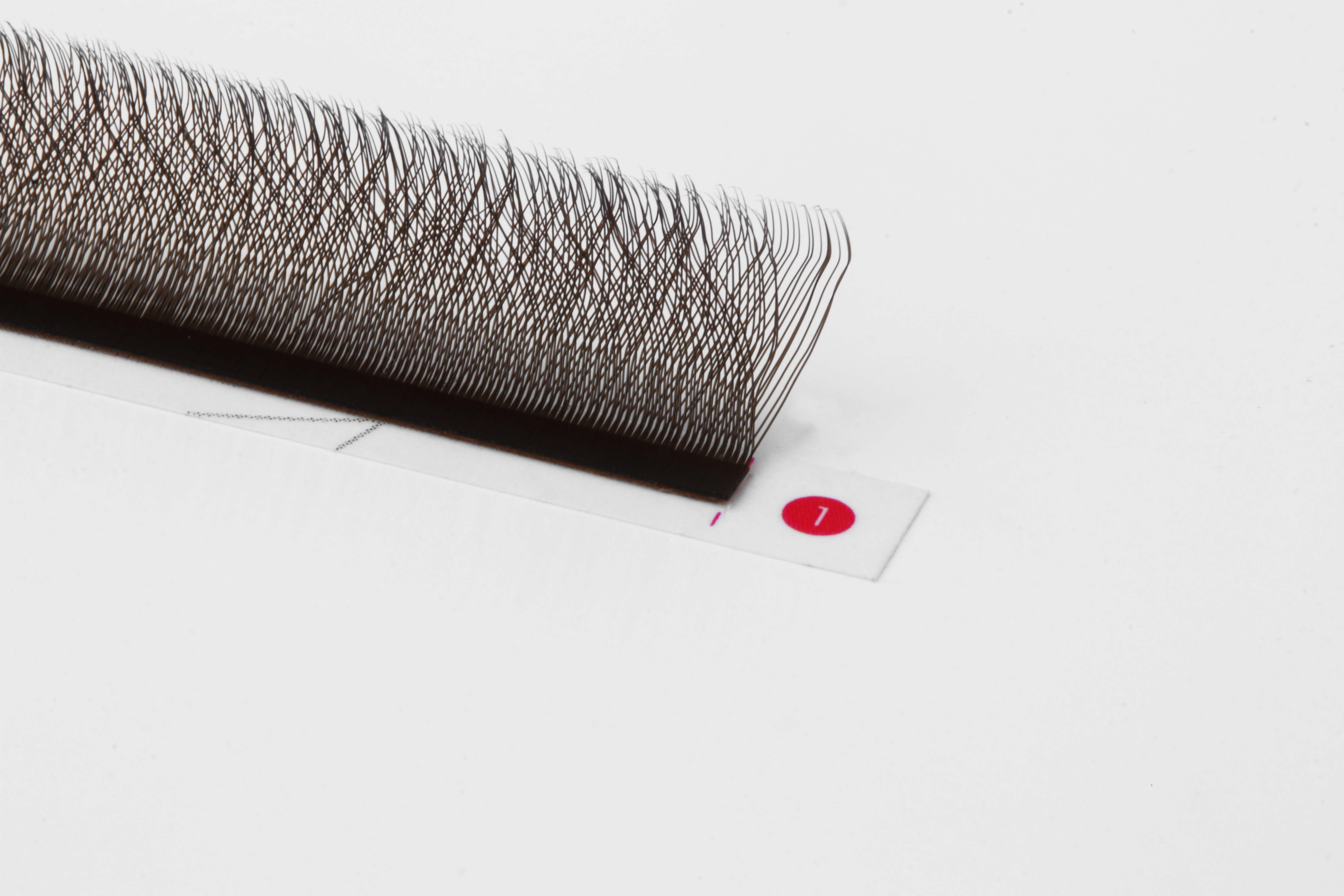 Brown YY lashes close up 1