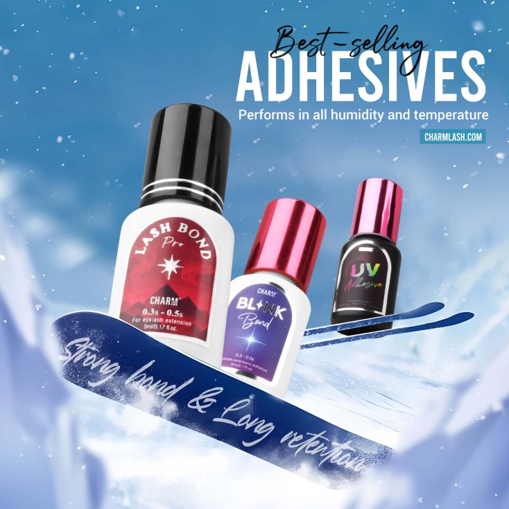 Charmlash lash glue collection for all temperature and humidity