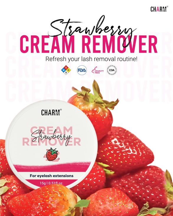 how to get rid of ingrown eyelashes - Charmlash's strawberry cream remover