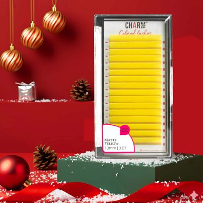 Colored lashes Christmas edition by Charmlash top global eyelash extensions wholesale manufacturer
