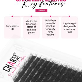 3D Camellia lashes key features