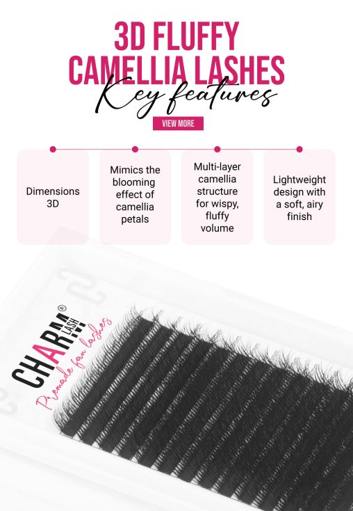 3D Camellia lashes key features
